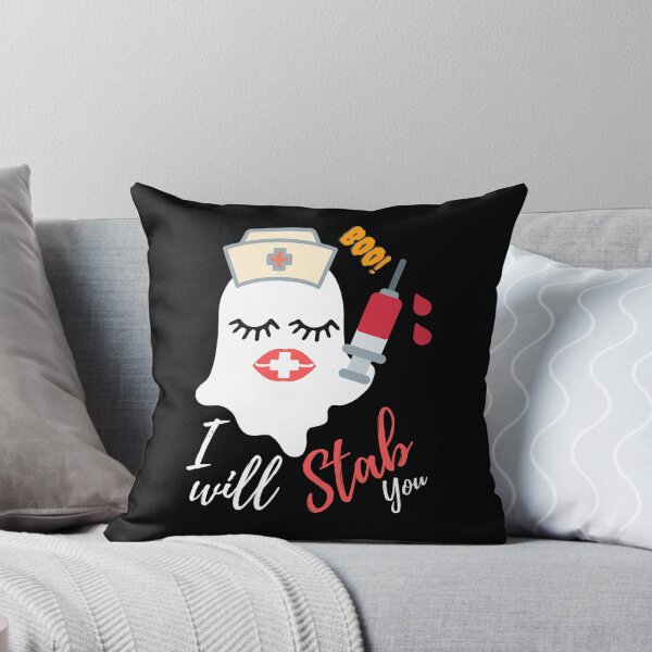 Item preview, Funny Nurse Gift | Halloween Gift | I Will Stab You Funny Gift designed and sold by Yaowarat.