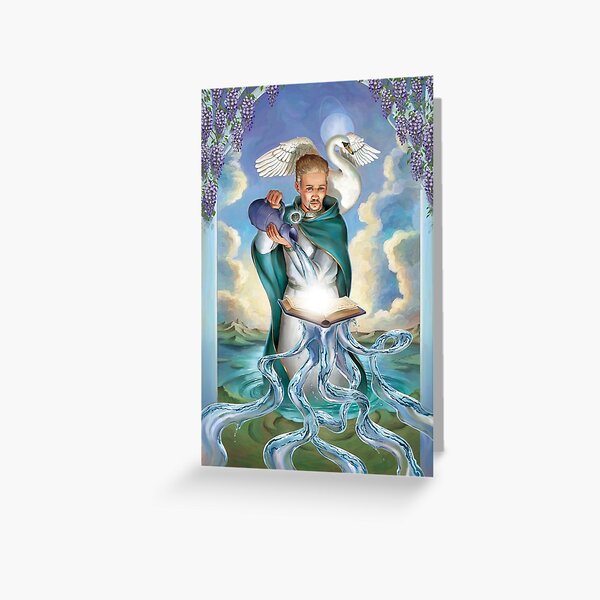 Aquarius Greeting Card