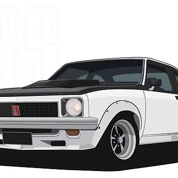 Artwork thumbnail, HOLDEN TORANA SS - DARK BASE by mtsala illustrations