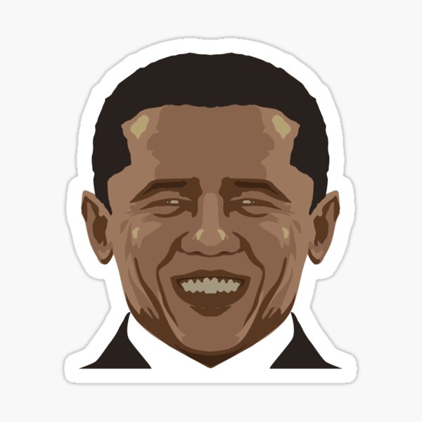 Barack Obama Meme Stickers Redbubble - barack obama roblox decal