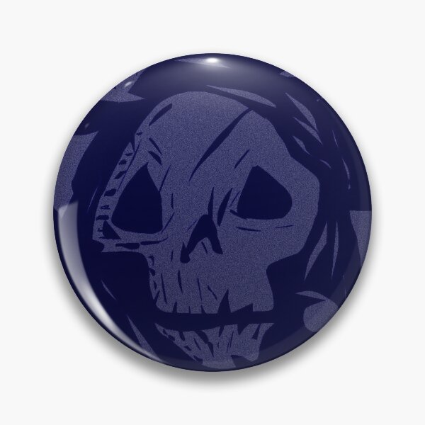 Item preview, Grim Reaper - Blue and Black Skull designed and sold by madtoyman.