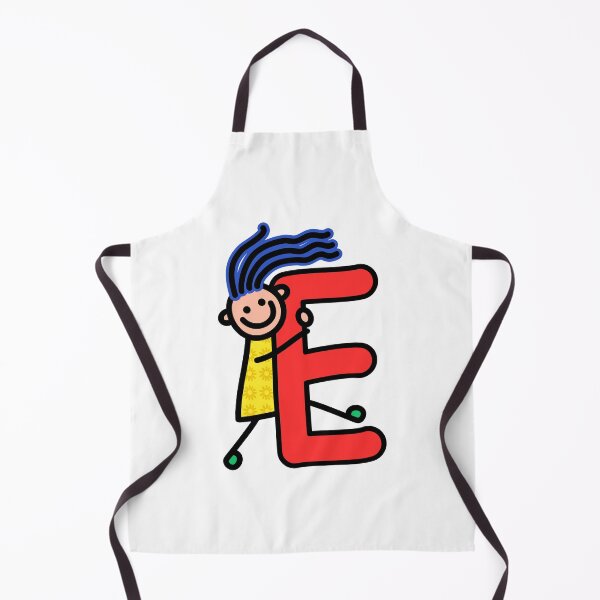 Item preview, Letter E for girls alphabet Kids Colorful Cartoon Character designed and sold by funwithletters.