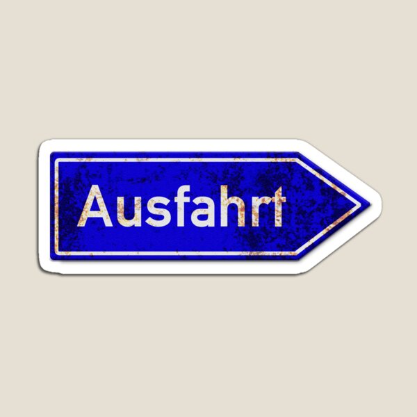Artikel-Vorschau von Autobahn Ausfahrt, designt und verkauft von Petrolsoul.