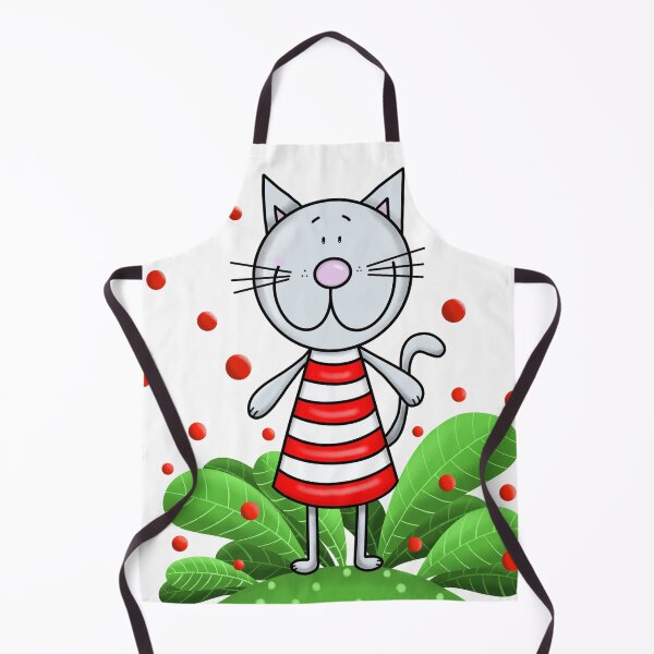 Item preview, Cat and red bubbles designed and sold by KateCrafts.