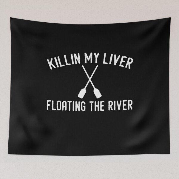 Item preview, Funny Canoeing Canoer Drinking Gift Killin' My Liver Floating The River designed and sold by Akmloza.