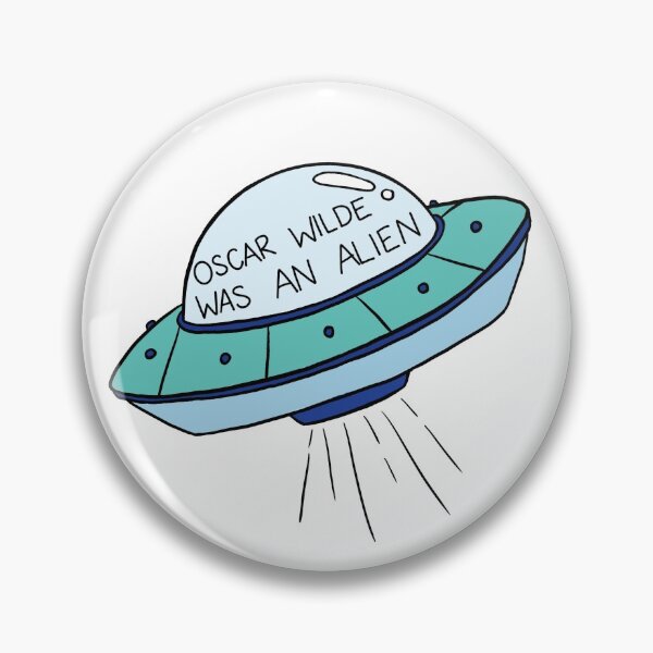 Item preview, Oscar Wilde Was An Alien UFO designed and sold by RachelFG123.