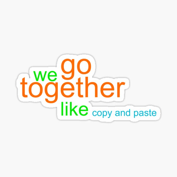 Copy Paste Stickers | Redbubble