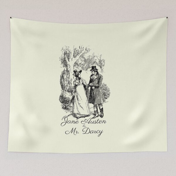 Item preview, Jane Austen Vintage Book Club Mr. Darcy Fans Literary Quotes Gifts designed and sold by TopTeeShop.