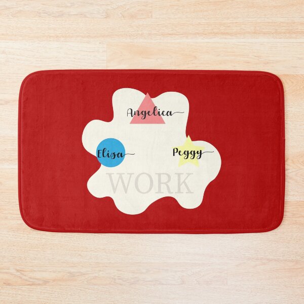 Item preview, Schuyler sisters name tag stickers Angelica, Eliza and Peggy designed and sold by anins-azuree.