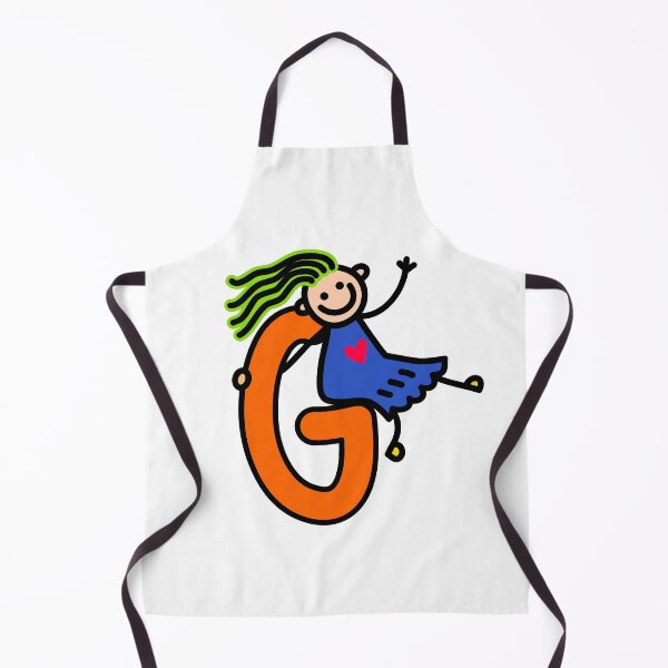 Item preview, Letter G for girls alphabet Kids Colorful Cartoon Character designed and sold by funwithletters.