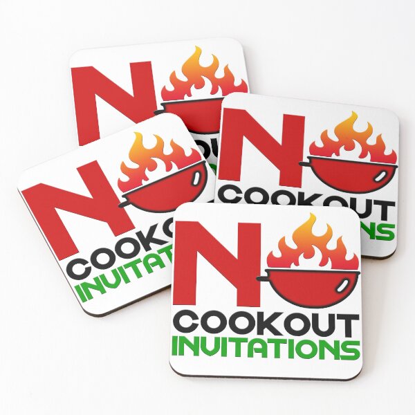 Item preview, No Cookout Invitations designed and sold by NyteVisions.
