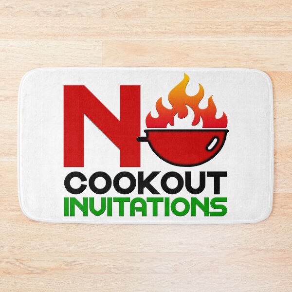 Item preview, No Cookout Invitations designed and sold by NyteVisions.
