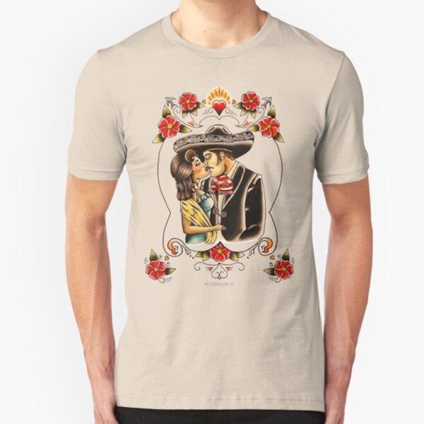 Mexican Couple Slim Fit T-Shirt