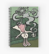Teddy Bear And Bunny - Dream Girl Spiral Notebook