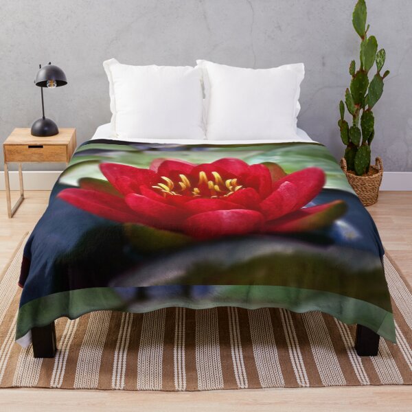 Item preview, Red Water Lily designed and sold by Kathy Weaver.