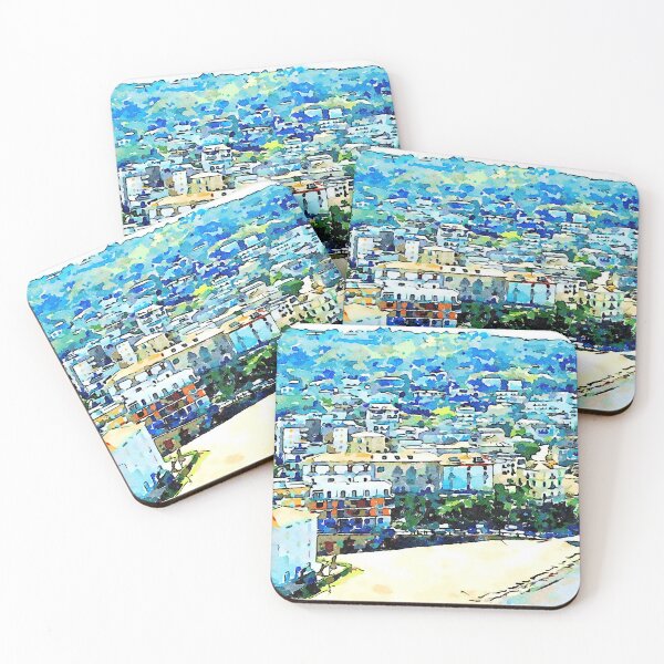 Item preview, Agropoli: landscape with beach designed and sold by Giuseppe Cocco.