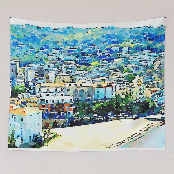 Item preview, Agropoli: landscape with beach designed and sold by Giuseppe Cocco.