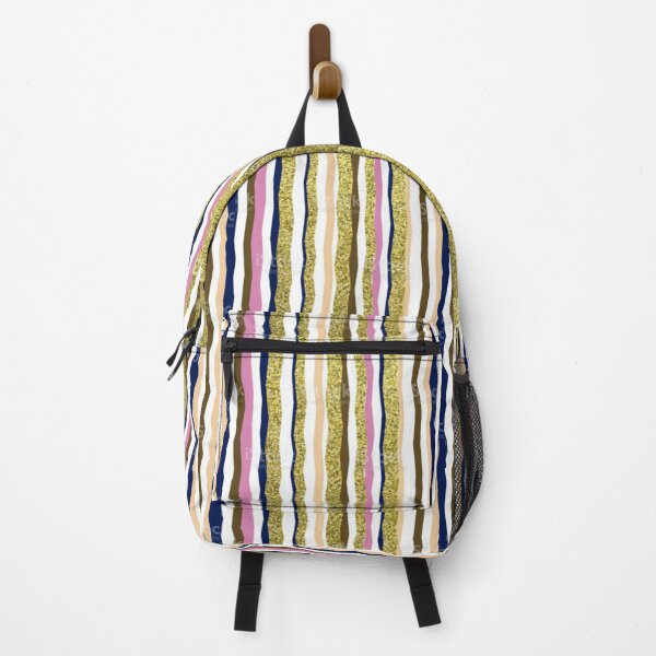 Item preview, Modern colourful striped pattern designed and sold by Mubaraka A.