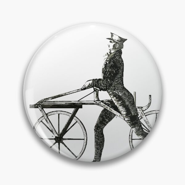 Item preview, Baron Karl Von Drais The Humble Bicycle Laufmaschine designed and sold by KeepMoving.