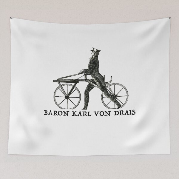 Item preview, Baron Karl Von Drais The Humble Bicycle Laufmaschine designed and sold by KeepMoving.