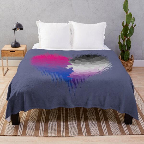 Item preview, Asexual Biromantic Glitch Heart designed and sold by Kiloueka.