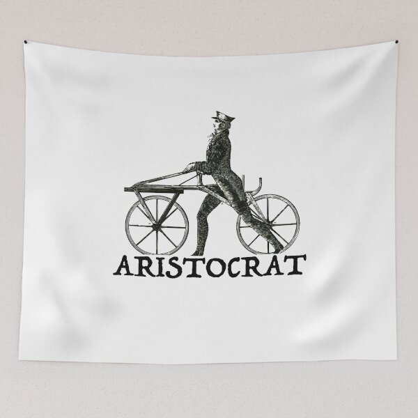 Item preview, Aristocrat Baron Karl Von Drais The Humble Bicycle Laufmaschine designed and sold by KeepMoving.