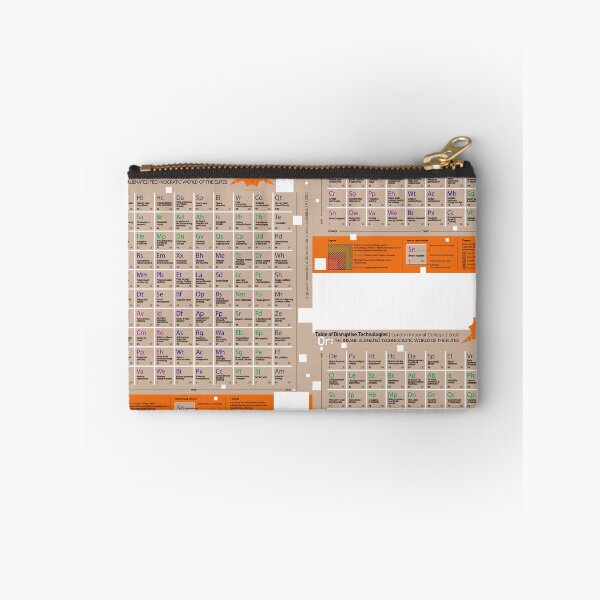 Item preview, Table of Disruptive Technologies, with a short comment by the artist,  designed and sold by e-gruppe.