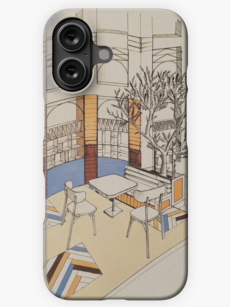 Aperçu 1 sur 4. Coque iPhone avec l'œuvre Caffè Toscana créée et vendue par LoicBrDesign.