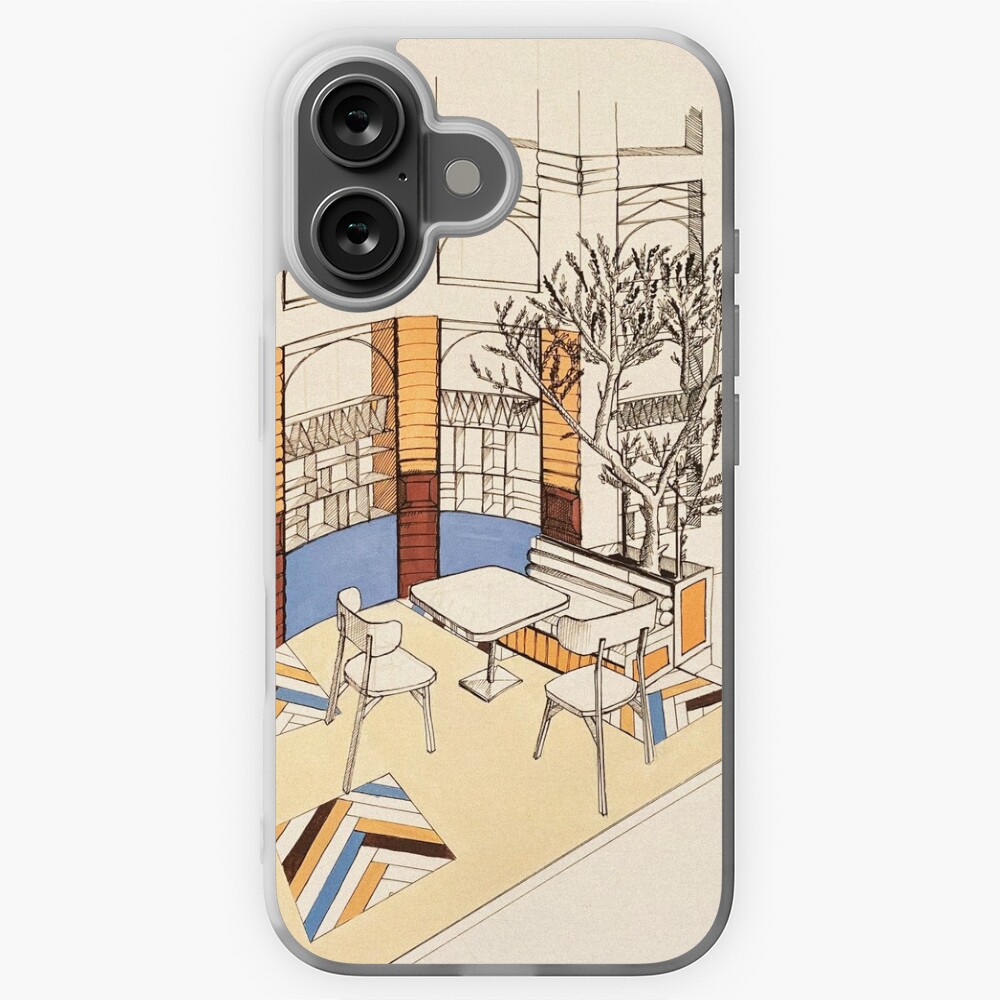 Aperçu de l'œuvre Coque souple iPhone créée et vendue par LoicBrDesign.