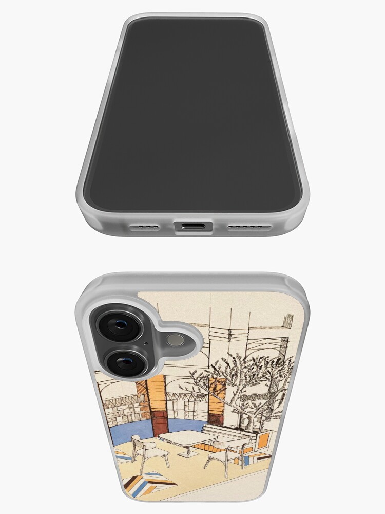 Aperçu 3 sur 5. Coque iPhone avec l'œuvre Caffè Toscana créée et vendue par LoicBrDesign.