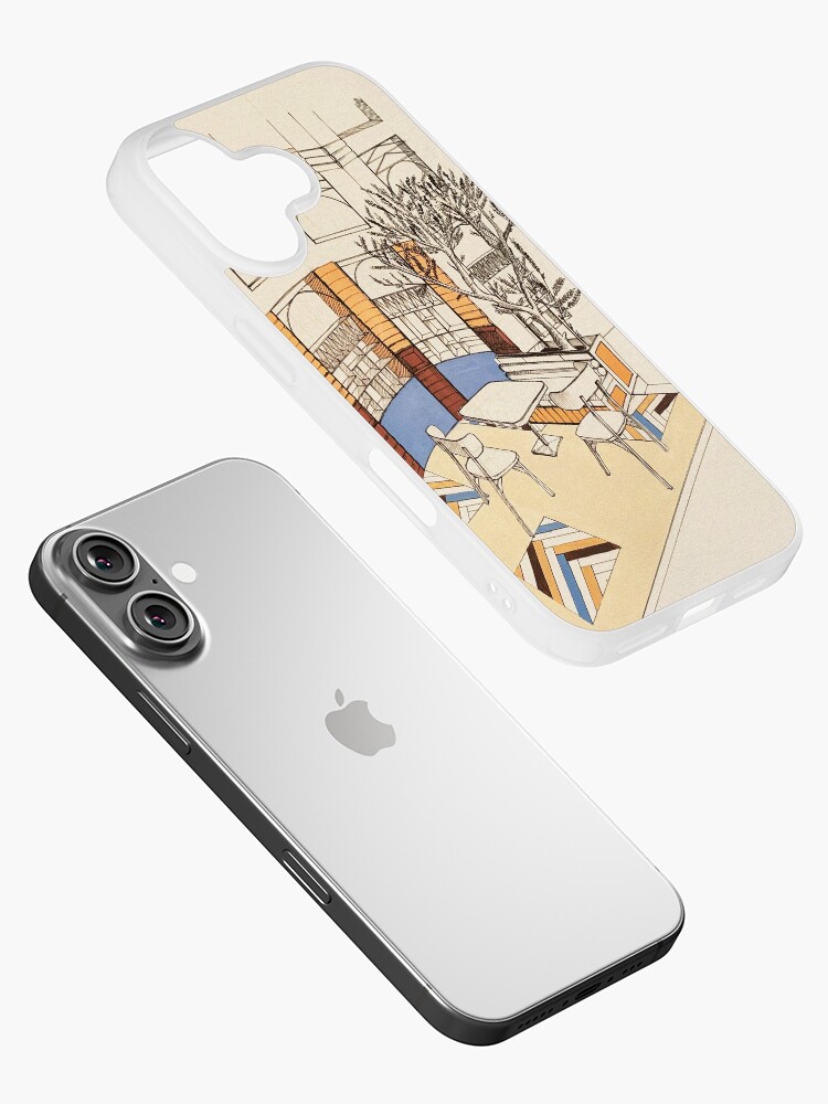 Aperçu 2 sur 5. Coque iPhone avec l'œuvre Caffè Toscana créée et vendue par LoicBrDesign.