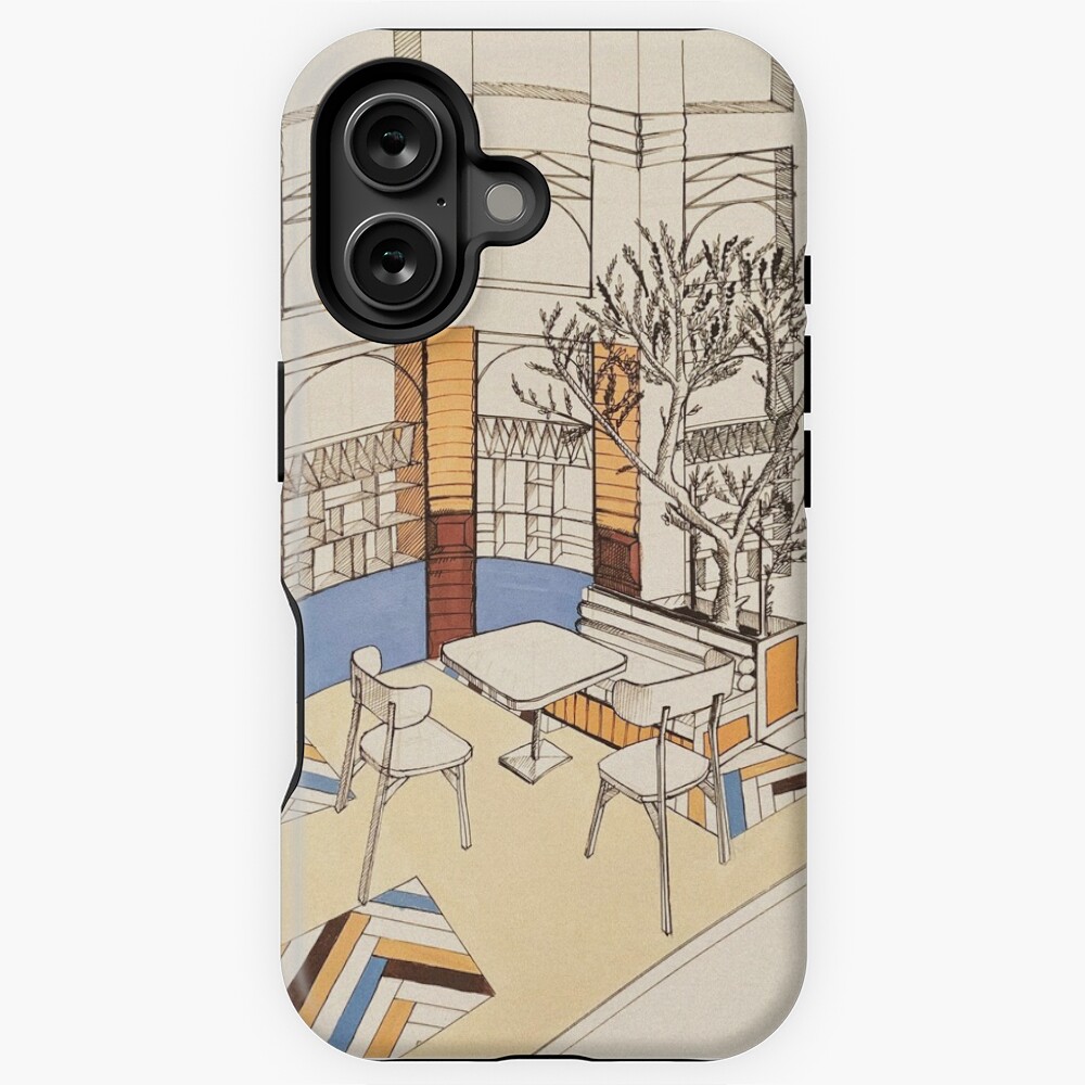 Aperçu de l'œuvre Coque antichoc iPhone créée et vendue par LoicBrDesign.