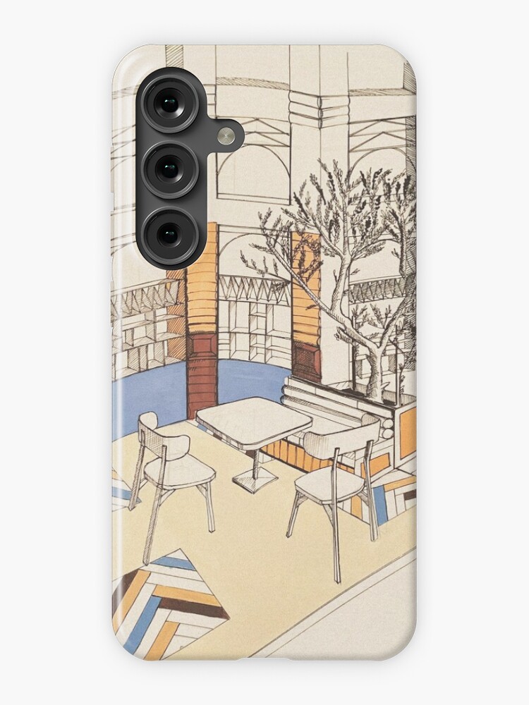 Aperçu 1 sur 4. Coque Samsung Galaxy avec l'œuvre Caffè Toscana créée et vendue par LoicBrDesign.