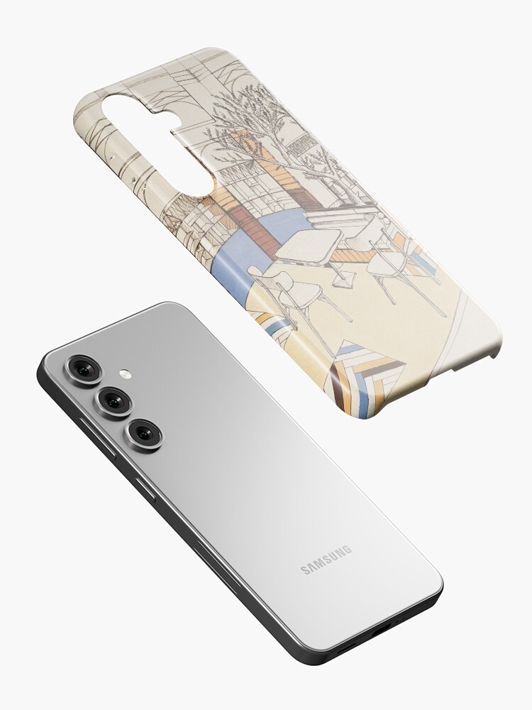 Aperçu 2 sur 4. Coque Samsung Galaxy avec l'œuvre Caffè Toscana créée et vendue par LoicBrDesign.