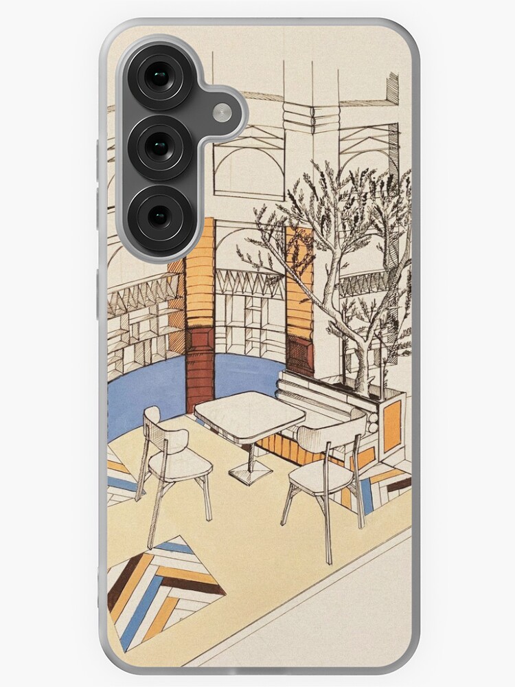 Aperçu 1 sur 4. Coque Samsung Galaxy avec l'œuvre Caffè Toscana créée et vendue par LoicBrDesign.