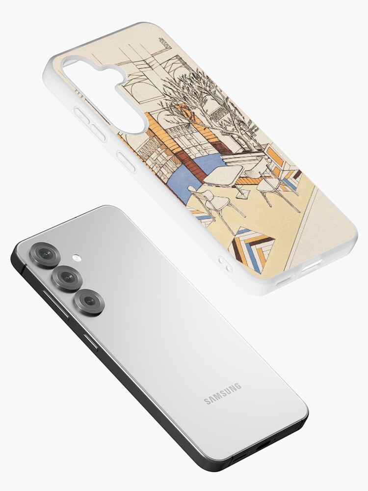 Aperçu 2 sur 4. Coque Samsung Galaxy avec l'œuvre Caffè Toscana créée et vendue par LoicBrDesign.