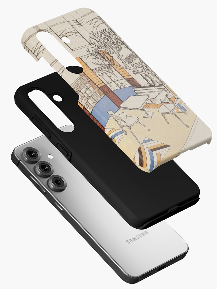 Aperçu 2 sur 4. Coque Samsung Galaxy avec l'œuvre Caffè Toscana créée et vendue par LoicBrDesign.