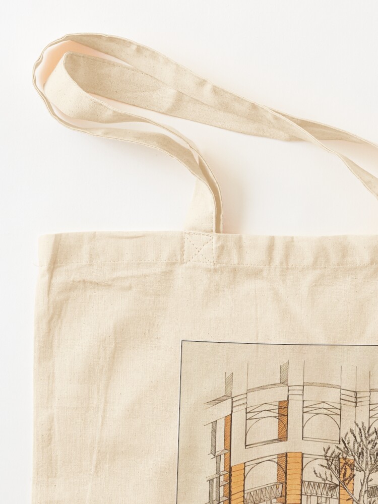 Aperçu 3 sur 5. Tote bag avec l'œuvre Caffè Toscana créée et vendue par LoicBrDesign.