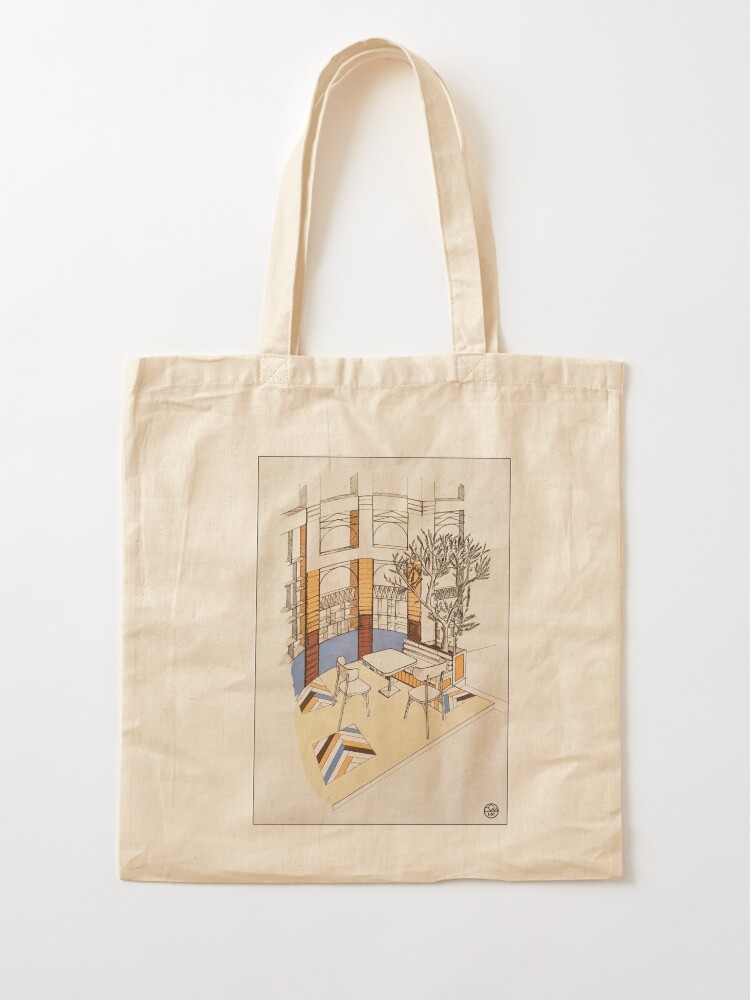 Aperçu 2 sur 5. Tote bag avec l'œuvre Caffè Toscana créée et vendue par LoicBrDesign.