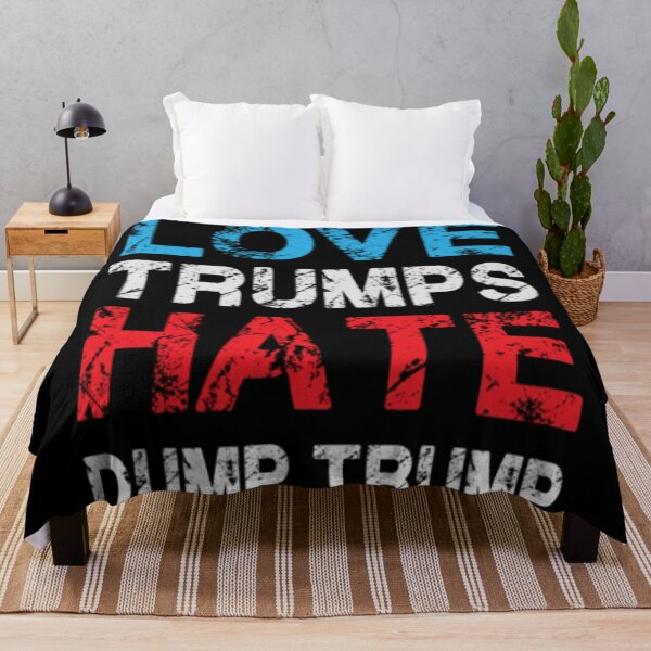Item preview, LOVE TRUMPS HATE DUMP TRUMP designed and sold by Kabella-.