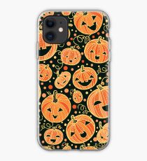 Fun Halloween pumpkins pattern iPhone Case