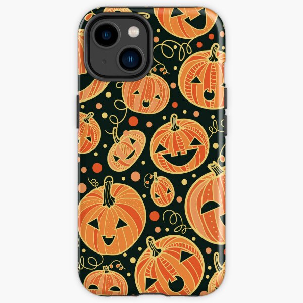 Fun Halloween pumpkins pattern iPhone Tough Case