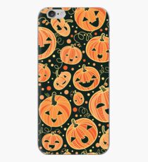 Fun Halloween pumpkins pattern iPhone Case