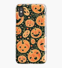Fun Halloween pumpkins pattern iPhone Case/Skin