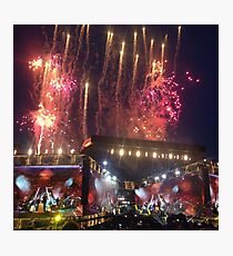 OTRA Fireworks Photographic Print