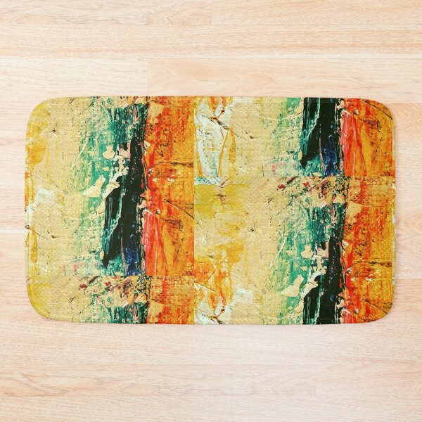 Item preview, Yellow Green Red Abstract Paint Splash  designed and sold by simplysharon.