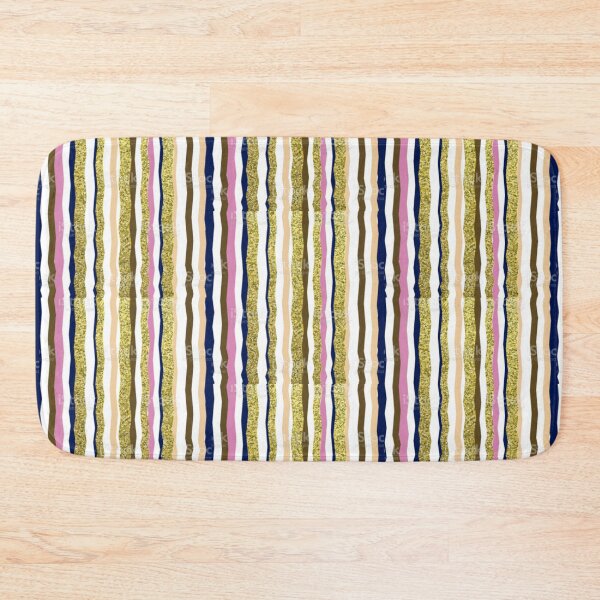 Item preview, Modern colourful striped pattern designed and sold by Mubaraka A.