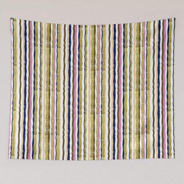 Item preview, Modern colourful striped pattern designed and sold by Mubaraka A.