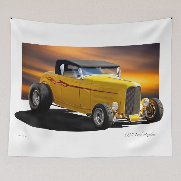 Item preview, 1932 Ford 'Flamed HiBoy' Roadster designed and sold by DaveKoontz.