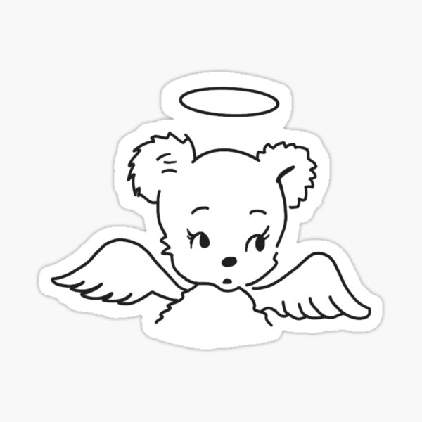 Item preview, Cute angel bear designed and sold by Molishat.